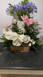 ANTHURIUMS AND STARGAZER WITH AGAPHANTUS