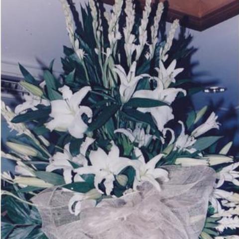 Funeral flower arrangement